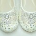 TWINKLE TOES Ballet Flats ... vintage lace, Swarovski crystals, pearls and glass embellishments