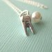 Pearly Whites Sterling Silver Tooth Charm Necklace