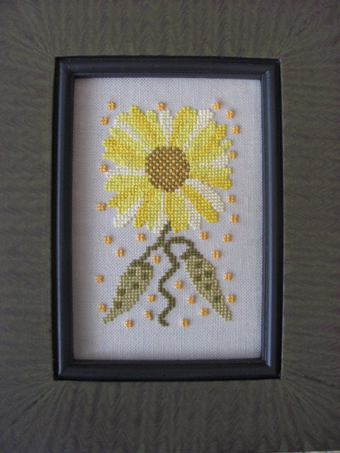 Funky Flower Meagan Counted Cross Stitch Design