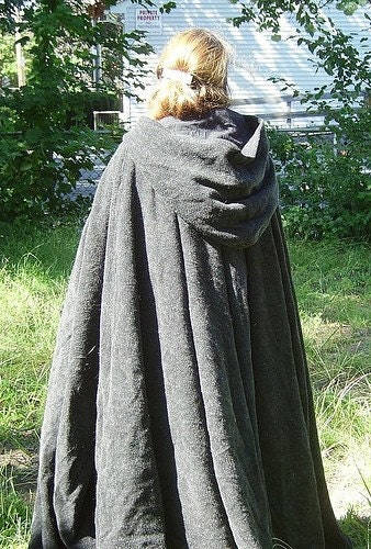 Custom Color Wool Three Quarter Circle Cloak SCA Renaissance LARP Pagan Halloween