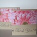 Set of 24 Pink Daisy Mini Thank You Cards