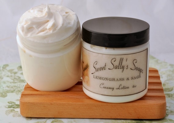 Lemongrass and Sage Creamy Lotion 4oz