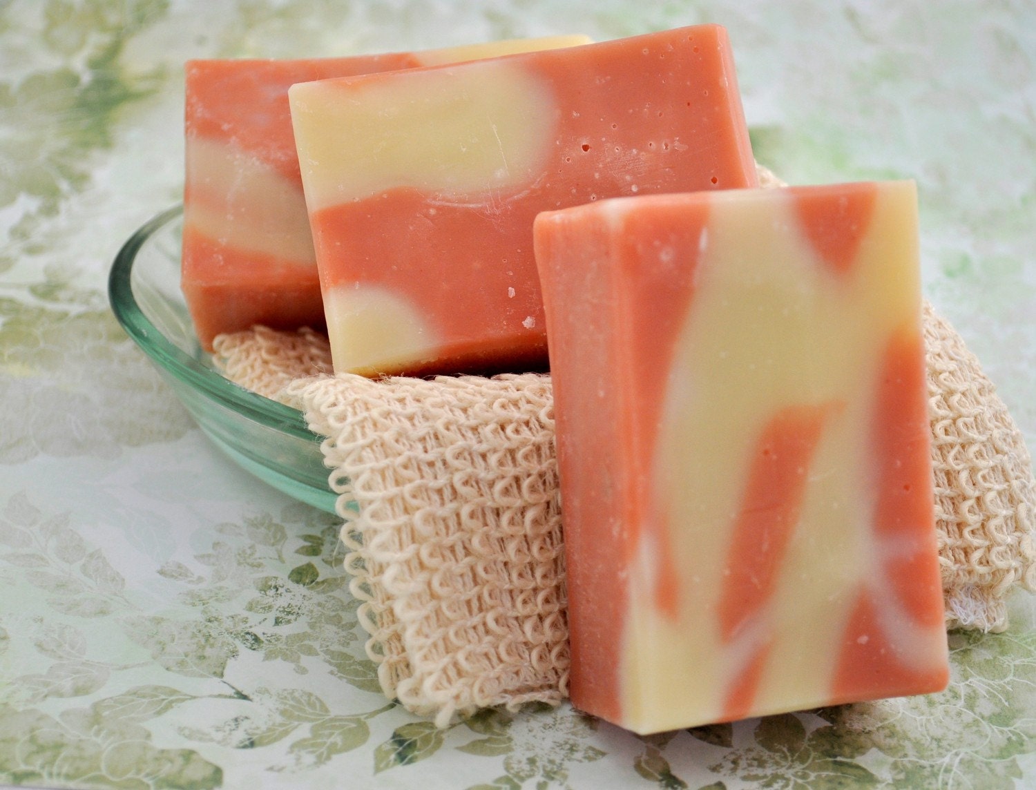 Handmade Organic Pink Grapefruit Soap, Olive Oil Soap, Vegan