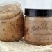 Coffee Butter Sugar Scrub, 4oz Emulsified Organic Sugar