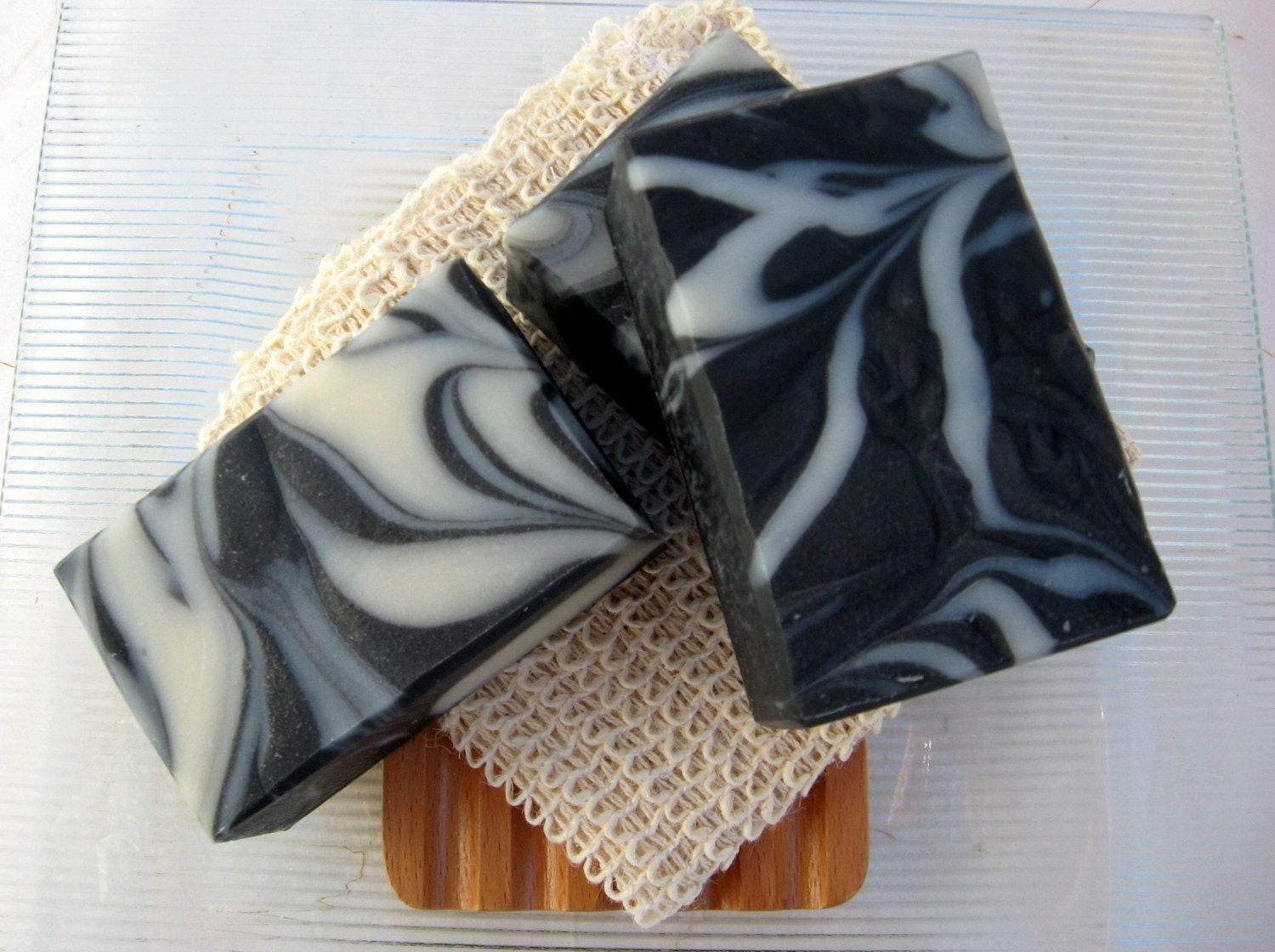 Organic Charcoal Soap, Activated Charcoal and Tea Tree Vegan-Cold Process Soap