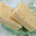 Organic Handmade Soap Lemon Poppyseed, Vegan soap, cold process soap