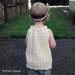 Download Now - CROCHET PATTERN Drawstring Halter Top or Pullover - Sizes 0-12 Years - Pattern PDF