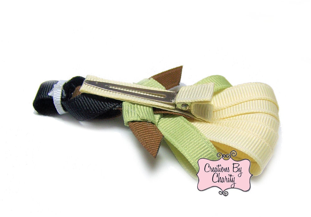 Disney Princess Hair Bow Clips Ribbon Sculpture Girl Accessory - You choose any SIX