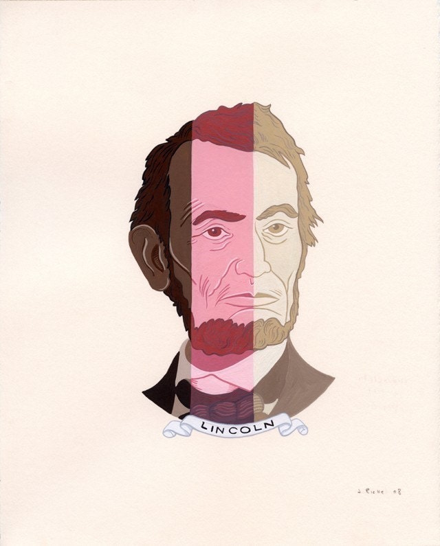 Neapolitan Abe -Archival Fine Art Print 8x10