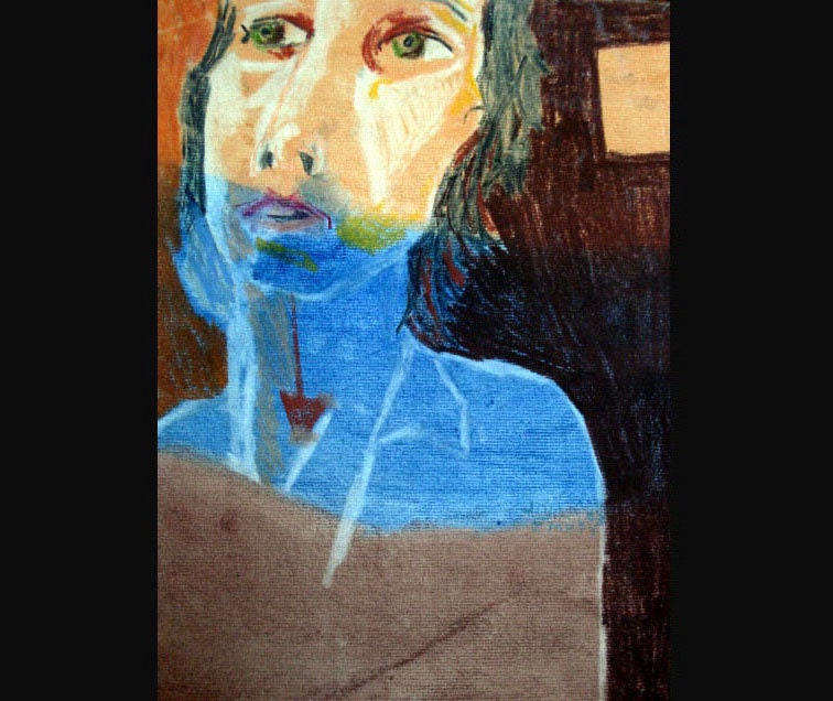 outsider EMERY original pastel SALE ' dream images'