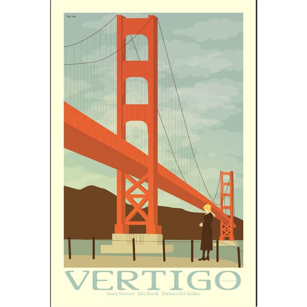 Vertigo 12x8 inches retro print