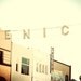 Venice photograph. California beach - yellow blue pastel travel - Los Angeles summer vacation - tattoo parlor - fine art print 5x7