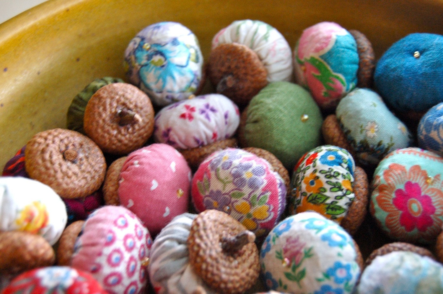 Lavender Filled Acorn Sachets -- Made to Order