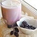 SALE Vintage Soy Candle: Vintage Amethyst Glass --- Blackberry Woods