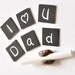Eco Chalkboard Magnets Mini Writable Surface Father's Day Recycled Scrappy Chalk Monster Handmade Portable Message Center Wedding Day Gift
