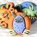 Children's Monster Magnets in Bright Colorful Summer Polymer Clay for the Office, Kids, School, or Home Play Room Decor