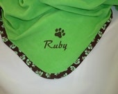 Pet Blanket  Personalized    Spring