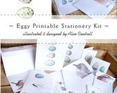 Eggy Stationery Kit - Digital - Printable PDF