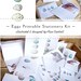 Eggy Stationery Kit - Digital - Printable PDF