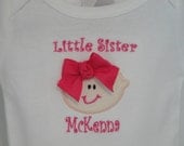 Sibling Tee Shirt Little Big Sister Little Big Brother Custom Personalized Boutique Shirt