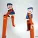 1940's Flip Up Toys, Excellent Condition