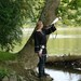 Custom made Mens Ritual Tunics with Celtic trim- twill