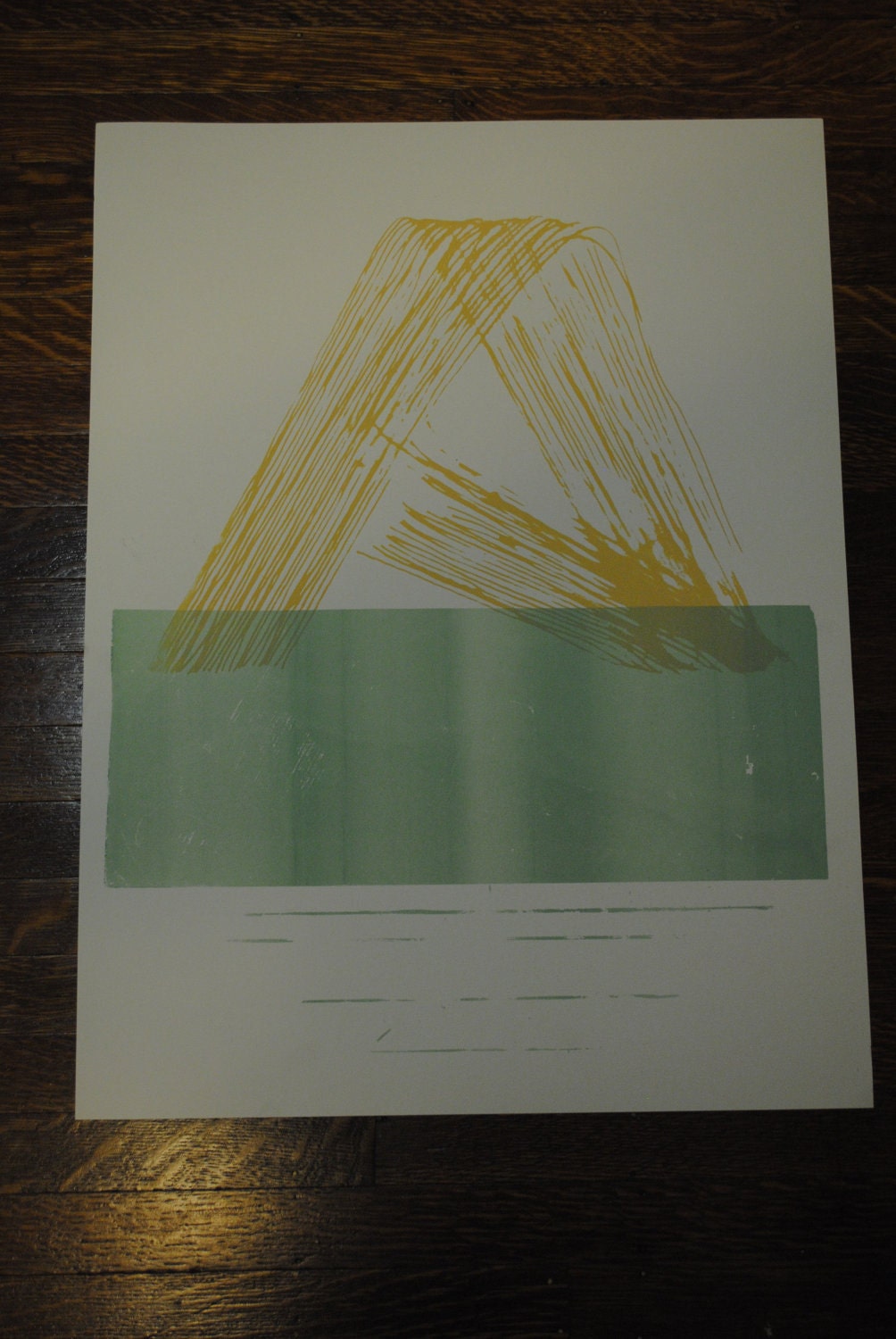 The letter A