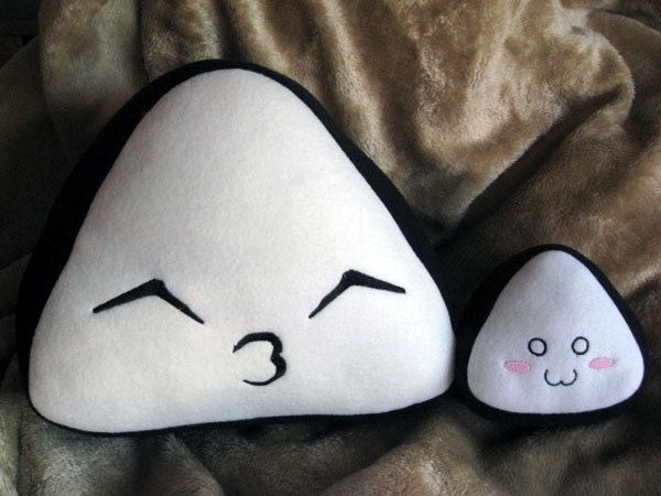 Giant KISSU Nori Wrapped Onigiri Japanese Rice Ball Pillow