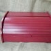 Upcycled Red Wooden Roll Top Bread Box Farmhouse Chic CLEARANCE