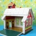 Fisher Price school house, children, kids, toy, 1971- vintage by Kitsch Cafe