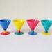 RESERVED for Orsalia - Post modern cone-shaped plastic cups