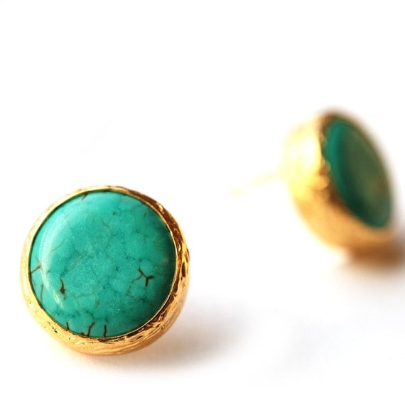 Turquoise Stud Earrings