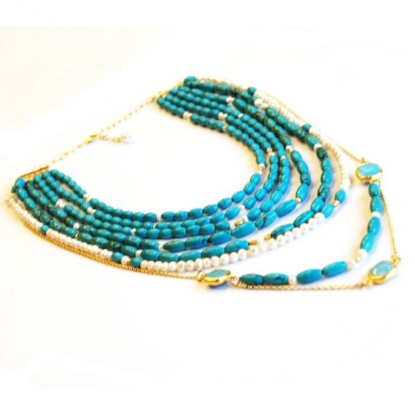 Long Turquoise Necklace