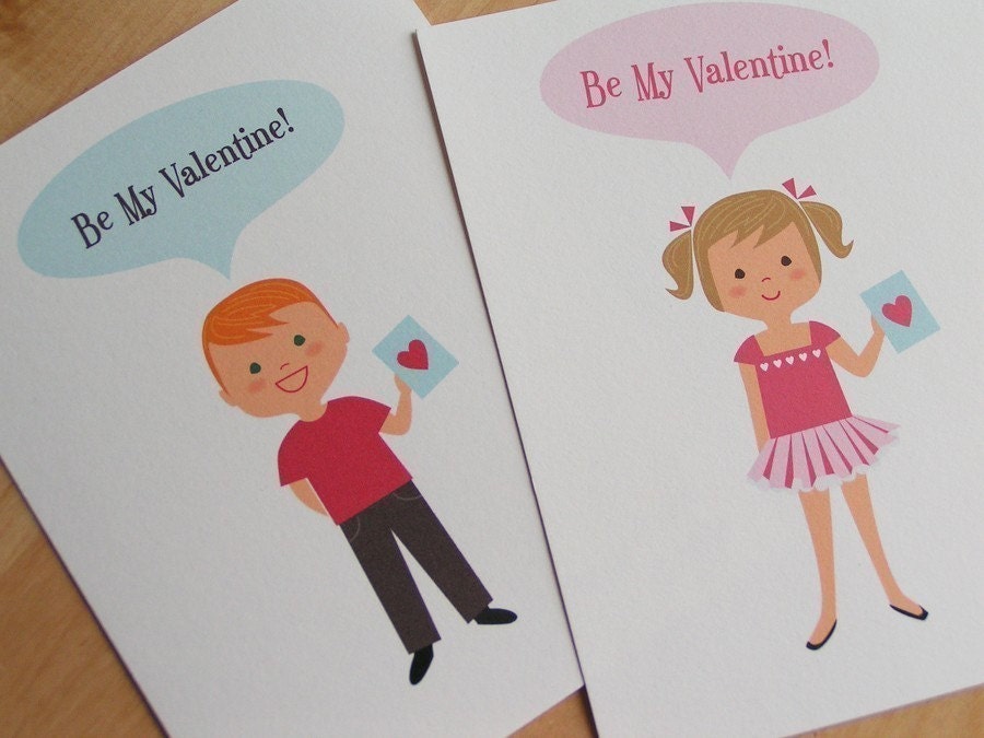 Custom Printable Valentine Card - Be My Valentine