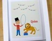 Circus Boy or Girl - 8 x 10 Name Print