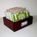 Address Card File...Petite...Rolodex...Wedding Guest Book Alternative...Handcrafted...Organizer...Business Card