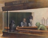 A Night at Karloff's Postcard