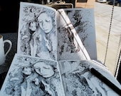 W-LB-G-B-B-G-LB-W / White - Mirror (Art Book - Comic Book)