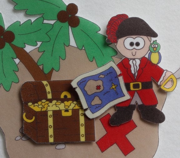 A Pirates Life - ePattern for Print and Play Felt Figures