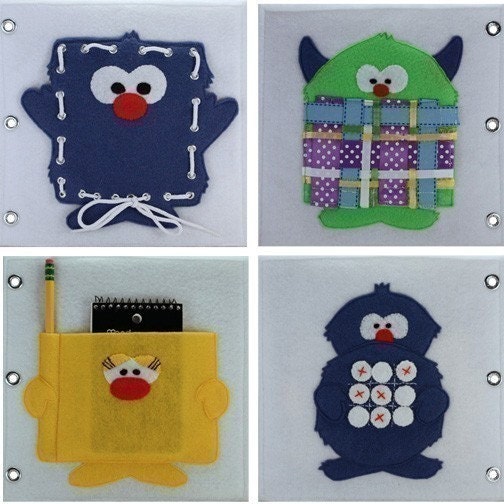 The Monster Album - ePattern for a Child's Quiet Book