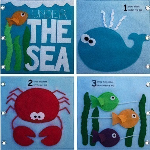 Under the Sea  - ePattern for a Toddler's Quiet Book