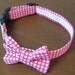 Heart-Breaker Bow Tie Custom Dog Collar