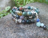 Fancy Jasper Nursing Bracelet- keeps track of so many things- 8 glasses of water per day, dirty diapers, track meds...