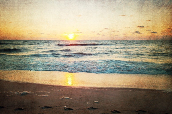 Sunrise on the Beach Photograph, 8x10 Fine Art Photography Print by Tricia McKellar, No. 1658