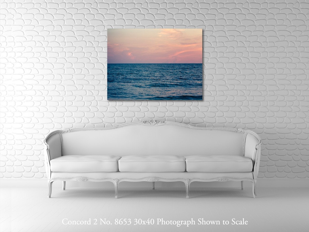 Wall Decor - Large Art - Ocean Sunset - 30x40 Gallery-Wrapped Canvas - Fine Art Photography - Concord 2 No. 8653