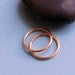 Cartilage Hoops / Tragus Hoops / Catchless Hoops / Seamless Rings in 14 Karat Rose Pink Gold Fill