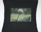 Spiky  Chestnut Pillow - embroidery embellished photo