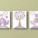 Kids wall art, baby nursery decor, nursery wall art, kids wall decor, tree, owl, elephant, bird, Set of 3, 11x14 Prints -  Tree Of Love
