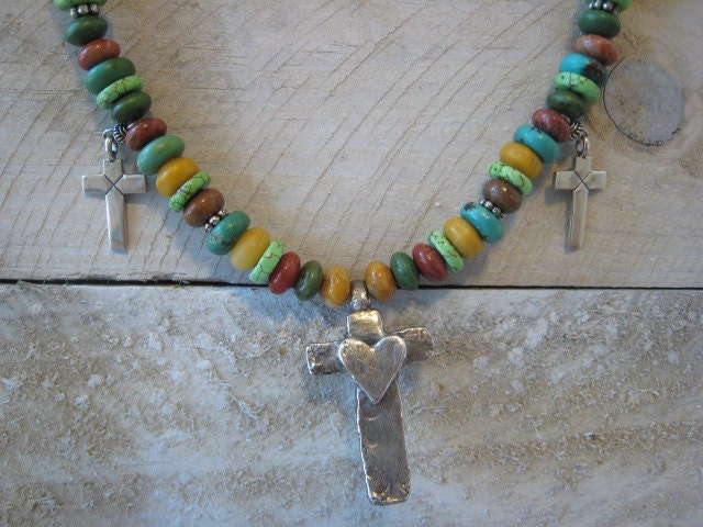 Cowgirl Cross Devotional Sante Fe Taos Necklace