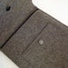 Owl MacBook Air 13 inch sleeve - Gray felt - Made to order